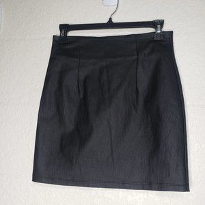 Windsor Black Wax Skirt M